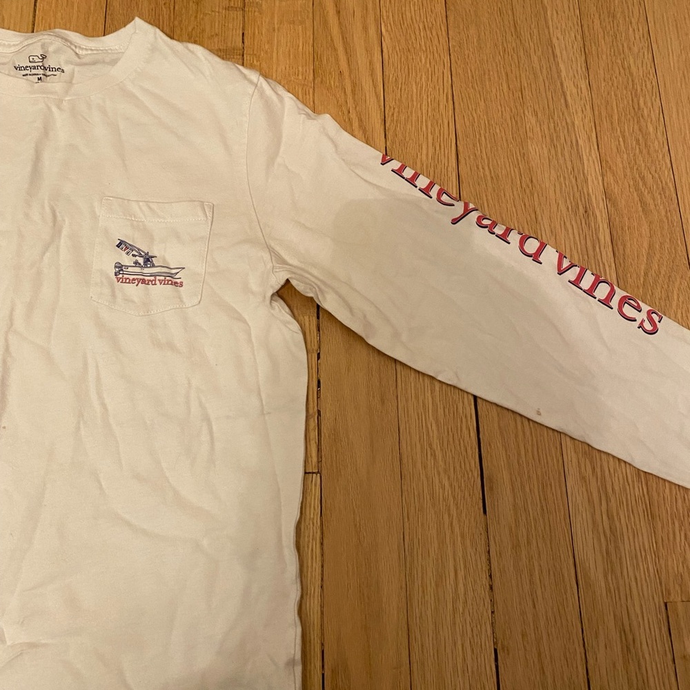 Vineyard Vines Kids Boat LS Tee